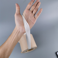 Cinta de Embalaje de Papel Kraft Recubierta, Ecológica, Biodegradable y sin Plástico, Marca Heron, para Empacadoras Automáticas, Modelo N1, con Adhesivo Termofusible