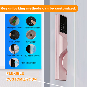 पूरी तरह से स्टॉक डिजिटल लॉक नई शैली स्मार्ट हाउस सुरक्षा कीलेस पूर्ण-स्वचालित बुद्धिमान चेहरे लॉक - Product Image 2