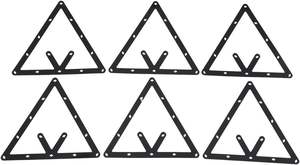 Cueelf 6Pcs Magic Ball Rack Magic Rack Feuille Triangle <span class=keywords><strong>Cue</strong></span> Accessoire 8, 9 et 10 Ball Combo Pack - Product Image 2
