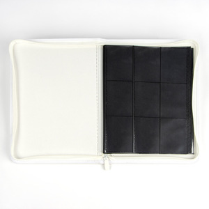 Zip Binder White Edition - 9 Pocket Trading <strong>Card</strong> Album <strong>Folder</strong> - 360 Side Loading Pocket Binder for TCG <strong>Card</strong> - Product Image 5