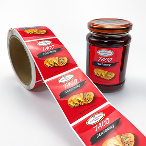 Custom Logo Design Waterproof <strong>Label</strong>,Roll Adhesive Paper Vinyl Product Packaging Printing Sticker - Product Image 2