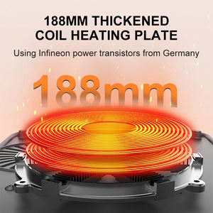 Премиальная брендовая электрическая плита с одной конфоркой, портативная индукционная варочная панель с функцией хотпота, поддержка Dutch - Product Image 2