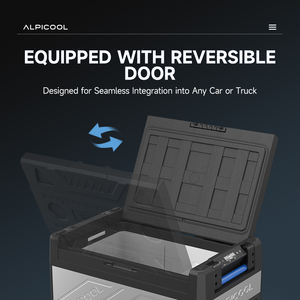 Réfrigérateur Alpicool ST60 <span class=keywords><strong>pour</strong></span> voiture 12V/24V DC Compresseur Réfrigérateur de voiture Réfrigérateur de voiture et de maison à double usage Congélateur Mini réfrigérateur portable Boîtier métallique - Product Image 3
