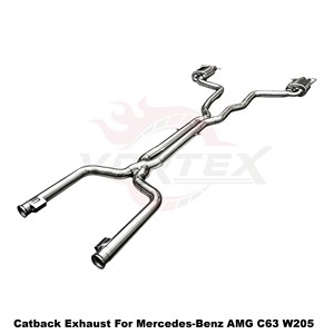 Vortex Street-Performance Stainless Steel <b>Exhaust</b> Setup For Mercedes-Benz AMG C63 W205 - Product Image 4