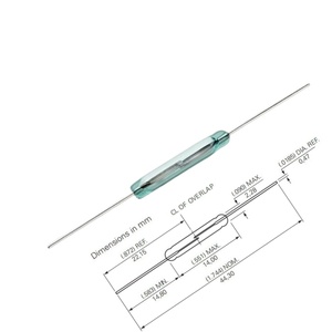Interrupteur à lamelles électromagnétique pour soudage, normalement ouvert, boîtier en verre SZFAST, réponse 1s, borne à vis, UART - Product Image 2