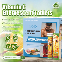 Comprimés effervescents de vitamine C Superfood pour la résilience des professionnels, marque privée, vente en gros, approvisionnement en vrac, 1000 mg, 20 comprimés