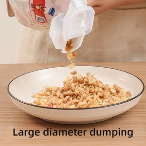 Clip de scellage pour la conservation des aliments avec buse de décharge pour thé, lait en poudre, collations, fermeture de sac anti-humidité - Product Image 2