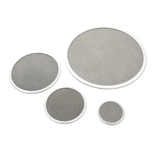 Melhor Preço SUS 304 Aço Inoxidável Tela De Malha De Arame De Filtro De Malha De Aço Inoxidável Sinterizado Metal Wire Mesh Filter Disc