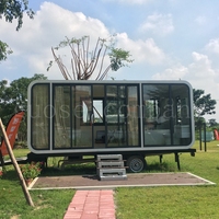 Remorque portable préfabriquée amovible de haute qualité, facile à monter, mobile Apple Cabin House pour hôtel, villa