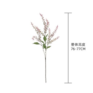 ดอกคาลลาฟลอรัล หญ้าพริกไทยประดิษฐ์ ก้านเดี่ยว พลาสติก ตกแต่งภายในบ้าน สีชมพู เหลือง ม่วง ช่อดอกไม้ผลไม้ป่า - Product Image 4