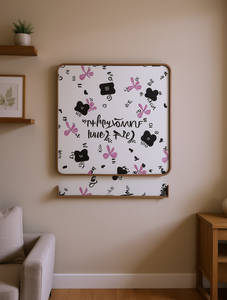 Specchio da Parete Decorativo Quadrato, Vetro con Cornice Spessa 4,0 mm, Design Moderno - Product Image 2