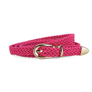 Nouveaux produits 1.5 <span class=keywords><strong>CM</strong></span> <span class=keywords><strong>de</strong></span> large femmes Polyester corde armure robe taille ceintures boucle ardillon maigre <span class=keywords><strong>ceinture</strong></span> tressée - Product Image 5