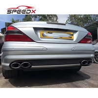 Für Mercedes Benz SL R230 Bodykit Carbon Front- und Heckstoßstange Seitenschweller AMG Teile Upgrade