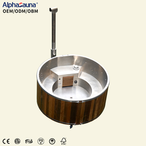 Jacuzzi Híbrido de Cedro o Madera, Jacuzzi Eléctrico Portátil con Bomba de Calor para Uso en Exteriores - Product Image 2