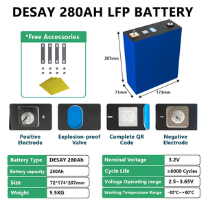 Batería Lifepo4 <span class=keywords><strong>PL</strong></span> EU Stock 8000 Ciclos LF280K 3.2v, Celda de Batería DESAY 280AH Lf280K V3 280Ah Lifepo4, Almacén en Europa - Product Image 3