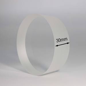 Lentille optique de collimation sphérique double convexe personnalisée revêtue AR pour le support laser OEM - Product Image 2