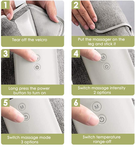 Máy Rung Trị Liệu Áp Suất Tuần Hoàn Máu Chân Không Dây Nóng Chuyên Nghiệp Phục Hồi Máy Mát Xa Chân Chạy Điện Có Nhiệt - Product Image 2