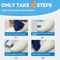 Solution nettoyante pour chaussures à marque privée, liquide détachant pour chaussures