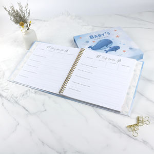 Benim hamilelik dergisi güzel hediye için depolama cepler ile güzel resimli ciltli defter bebek albümü anı defteri - Product Image 5