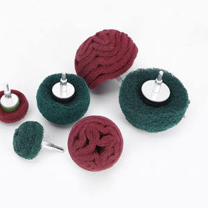 Rueda de pulido de vástago de 6mm, Mini taladro, cepillo abrasivo, Estropajos para accesorios de herramientas rotativas <span class=keywords><strong>Dremel</strong></span> - Product Image 6