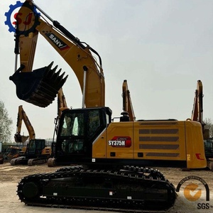 Excavatrice sur chenilles d'occasion SANY SY375H, 37 tonnes, grande excavatrice bien entretenue, équipement lourd pour travaux de terrassement SY215C SY135C SY75C - Product Image 2