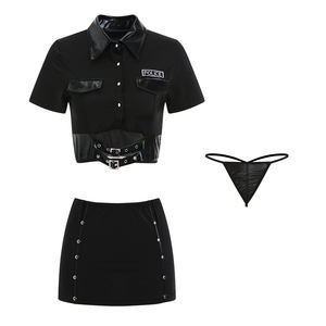 บทบาทหญิงเล่นตำรวจชุดหญิงเซ็กซี่ผู้หญิงชุดชั้นใน Cop เครื่องแต่งกาย GR1868 - Product Image 3