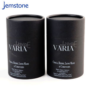 Tube en papier alimentaire personnalisé, design recyclable, cylindre en carton kraft, emballage pour poudre, conteneur en papier pour poudre de café - Product Image 1