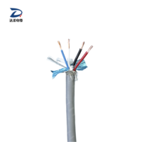 Câble de données USB 2.0 2725 24+28 AWG 4 conducteurs, paires torsadées, fils électriques gainés TPE, diamètre extérieur 4,0 mm, câble blindé avec gaine en feuille d'aluminium