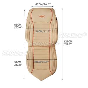 Housse de siège de voiture universelle en cuir PU de 54 cm, adaptée à la plupart des voitures, accessoires intérieurs de voiture de luxe, housses de siège automobile - Product Image 5