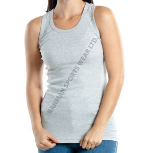 Débardeur de sport pour femme 100 % qualité supérieure, tricoté, respirant, écologique, séchage rapide, sans manches, pour l'entraînement - Product Image 2