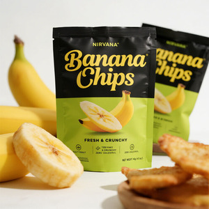 Sacs d'emballage en plastique en aluminium imprimé sur mesure de qualité alimentaire pour les chips de banane, les chips de pommes de terre, les noix et les bonbons - Product Image 4