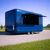 Camion de restauration 2026 AUSTAR en acier inoxydable 304 avec cadre en aluminium, 20 kW, certifié CE, pour frites, café, barbecue, glaces, burgers, pizzas, bière