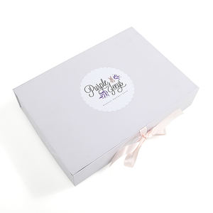 <span class=keywords><strong>Livre</strong></span> de mémoire personnalisé de grossesse avec boîte à souvenirs - Product Image 6