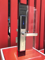Puerta estrecha Europa estándar M1 Tarjeta de aleación de aluminio deslizante Hotel cerradura tarjeta cerradura inteligente