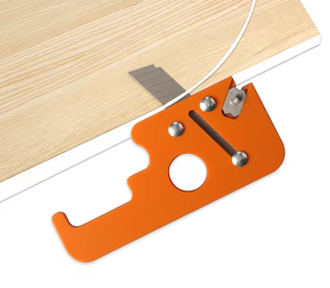 Houtbewerking Dual Purpose Edge Trimmen Mes Handleiding Afgerond Afschuingereedschap Pvc-Paneel Meubelschraper - Product Image 1