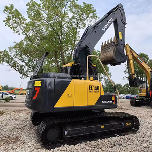 Excavateur sur chenilles d'occasion EC140DLC à bas prix de Chine Moteur d'origine de 14 tonnes offrant Volvo EC140DL de faibles heures de travail - Product Image 6