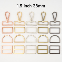 3/4 "1" 1.5 "sangle de sangle Tri Glide boucles réglables 20 25 38mm métal Tri-Glide boucle coulissante Kit pour sac ceinture bricolage accessoires