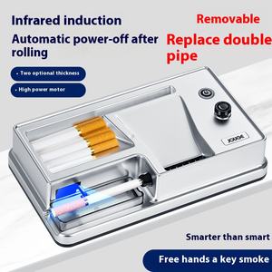Nuovo modello automatico a doppio uso macchina per arrotolare sigarette elettriche piccole 6.5 manuali per uso domestico rotolamento del tabacco stampato <span class=keywords><strong>da</strong></span> 8.0mm - Product Image 5
