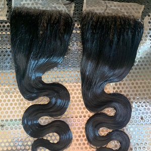 Extensions de cheveux naturels noirs de qualité supérieure 4x4, ondulations lisses, Remy, qualité supérieure, directement de l'usine au Vietnam - Product Image 4