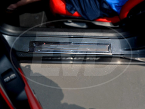 Pour Chevrolet Corvette C7 Z06 2015-2017 <span class=keywords><strong>seuil</strong></span> <span class=keywords><strong>de</strong></span> <span class=keywords><strong>porte</strong></span> en fibre <span class=keywords><strong>de</strong></span> carbone - Product Image 2