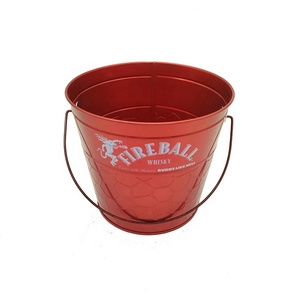 2.5L sắt mạ kẽm nhỏ Xô đá với xử lý nhà máy tùy chỉnh in ấn kim loại bia nước giải khát Xô đá - Product Image 3