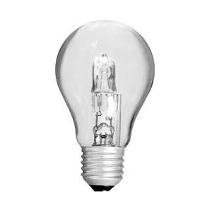 Lámpara halógena estándar E27 70W, luz clara, eficiencia y larga duración, ideal para iluminación doméstica y comercial. - Product Image 1