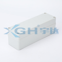 Boîtier de distribution électrique extérieur industriel YUDA 80x250x85mm, bornier à vis, IP67, plastique ABS, 10A, boîtier électronique