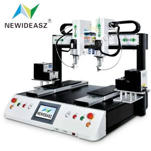 Machine de distribution automatique de haute précision Multi-Axis Desktop AB Mixed Glue Locking Valve à vis avec composant de moteur à noyau - Product Image 1