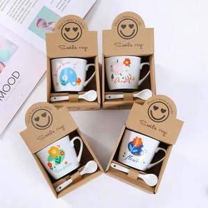 Customizable 11 oz <b>White</b> Ceramic <b>Mug</b> Sustainable <b>Porcelain</b> with Handgrip Promotional Gift Box for Coffee Logo Personalization - Product Image 6