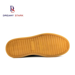 Chaussures de sport confortables et légères en cuir de vache véritable bicolore pour hommes, logo personnalisé, baskets faites à la main, respirantes, automne - Product Image 3