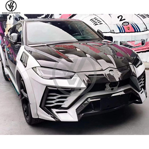 Kit de Carrocería de Fibra de Carbono Forjada Estilo MSY, Parachoques, Capó, Escape, Alerón, Guardabarros para Lambo URUS 2018-2019, Kit de Carrocería Ancha - Product Image 2