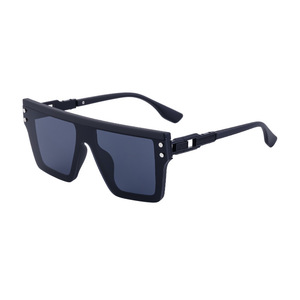 Lunettes de soleil polarisées pour hommes, monture carrée large, protection UV400, monture en PC, verres TAC, style conduite, protection solaire classe 2 - Product Image 4