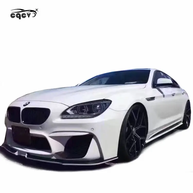 BMW 6シリーズF06F12F13フロントバンパーリアバンパー用WDスタイルボディキットとBMW f06 f12f13フェイスリフト用フェンダー