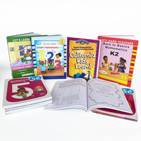 Manuels scolaires de mathématiques en anglais à couverture souple, impression personnalisée, reliure parfaite, livres en anglais pour le lycée